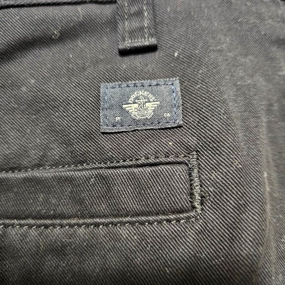 Dockers Mens Perfect Shorts Classic Fit Black Cotton Size 38 - Picture 12 of 15